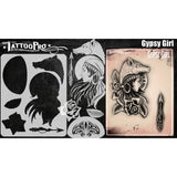 Tattoo Pro Pochoir Gypsy Girl - 186