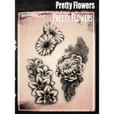 Tattoo Pro Pochoir Jolies Fleurs - 188
