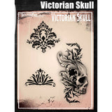 Tattoo Pro Victorian Skull Stencil - 190