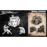 Tattoo Pro Medusa & Cerebrus Stencil - 193