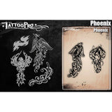 Tattoo Pro Phoenix Stencil - 203