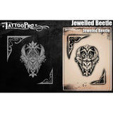 Tattoo Pro Jewelled Beetle Stencil - 208
