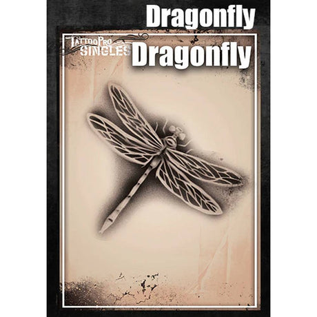 Tattoo Pro Dragonfly Stencil - Singles S106