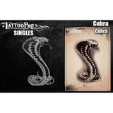 Tattoo Pro Cobra snake Stencil - Singles S111