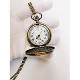 Antique-Style Pocket Watch with Chain
