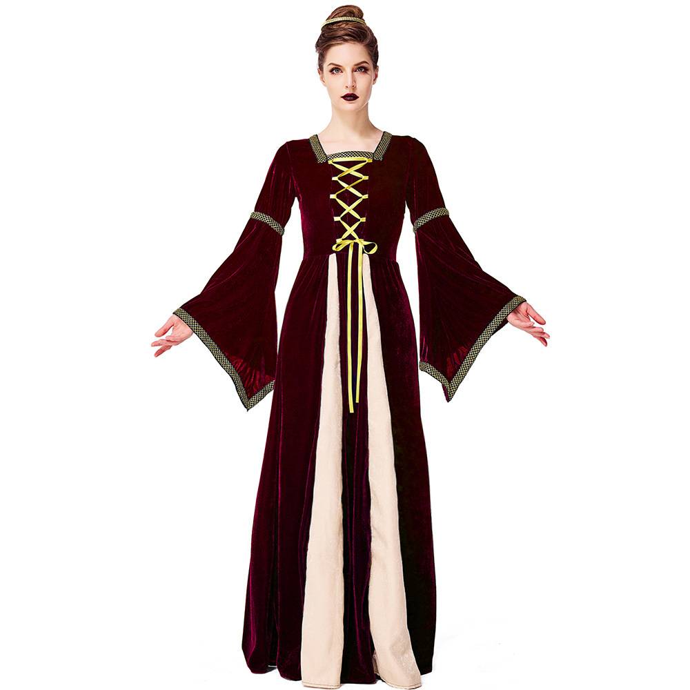 Princesse médiévale en velours - costume adulte