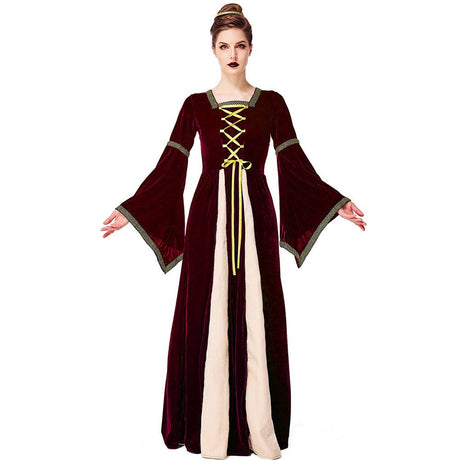 Princesse médiévale en velours - costume adulte