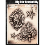 Tattoo Pro Rockability Stencil - Big Ink 105
