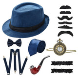1920's men Accessory Kit - 8 PCS