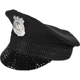 Bling Police Hat Adult