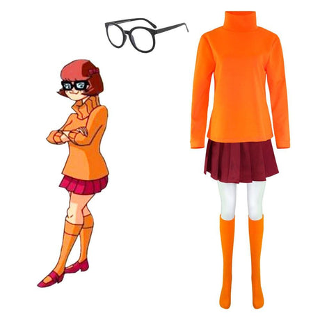 Brainy Sleuth Orange detective costume - adult