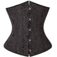 Strapless Underbust Floral Bustier - Black