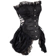 Black Corset with Petticoat