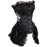 Black Corset with Petticoat