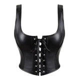 Women's Crop Black Corset