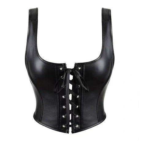 Women's Crop Black Corset