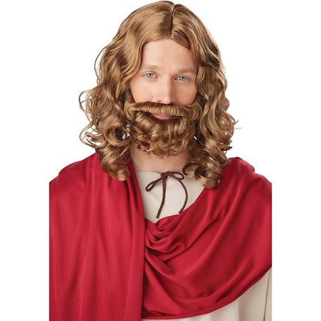 Jesus Wig And Beard,Reigious Man