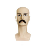 CM38 Moustache en cheveux humains