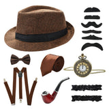 1920's men Accessory Kit - 8 PCS
