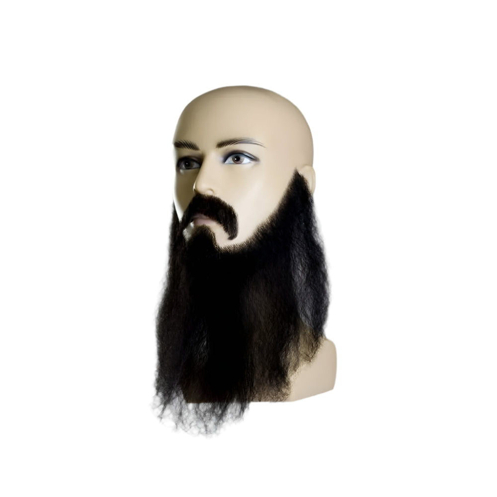 CXBM5 human hair Beard and Mustache Set 3 in 1