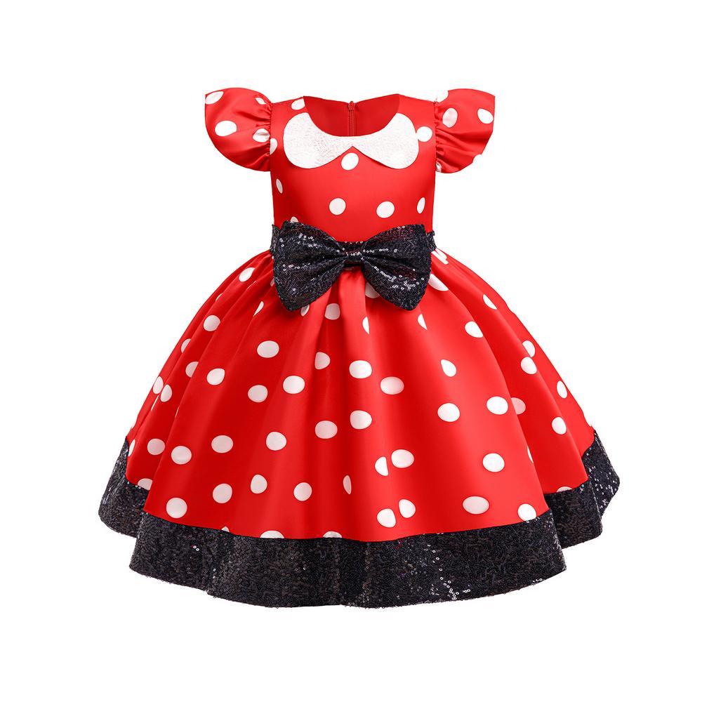 Red Polka Dot Dress Cartoon Mouse costume - child