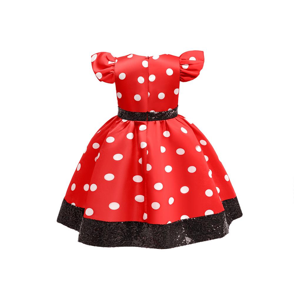 Red Polka Dot Dress Cartoon Mouse costume - child