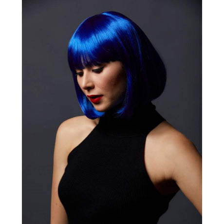 Cindy short blonde bob wig with bangs
