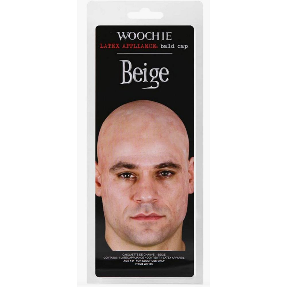 Woochie Deluxe Natural Bald Cap latex Prosthetic - Cinema Secrets
