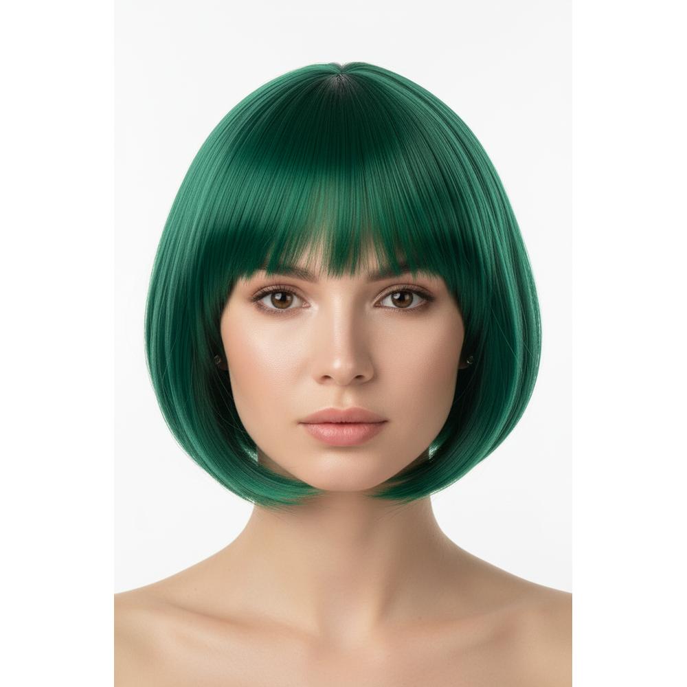 Sepia Cindy Bob short wig with bangs