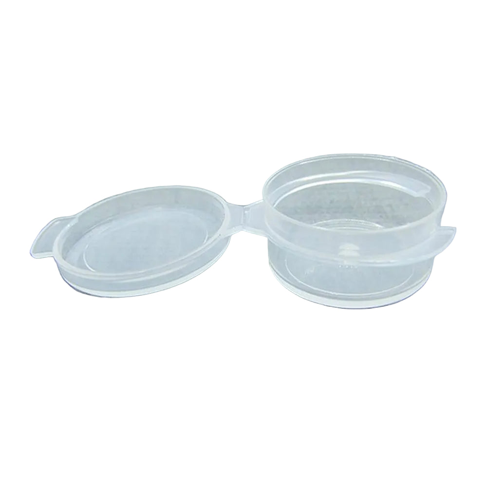 Clear Flip Top Tester Jar 7ml - Small Plastic Cosmetic Container