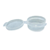 Clear Flip Top Tester Jar 7ml - Small Plastic Cosmetic Container