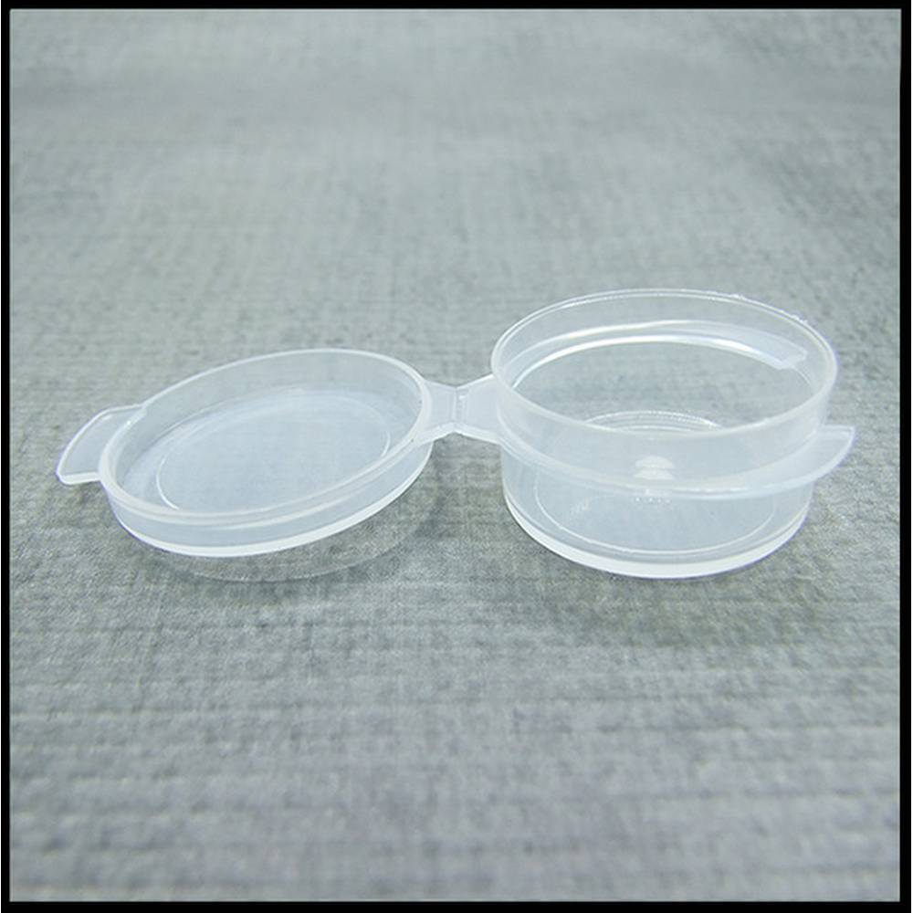 Clear Flip Top Tester Jar 7ml - Small Plastic Cosmetic Container