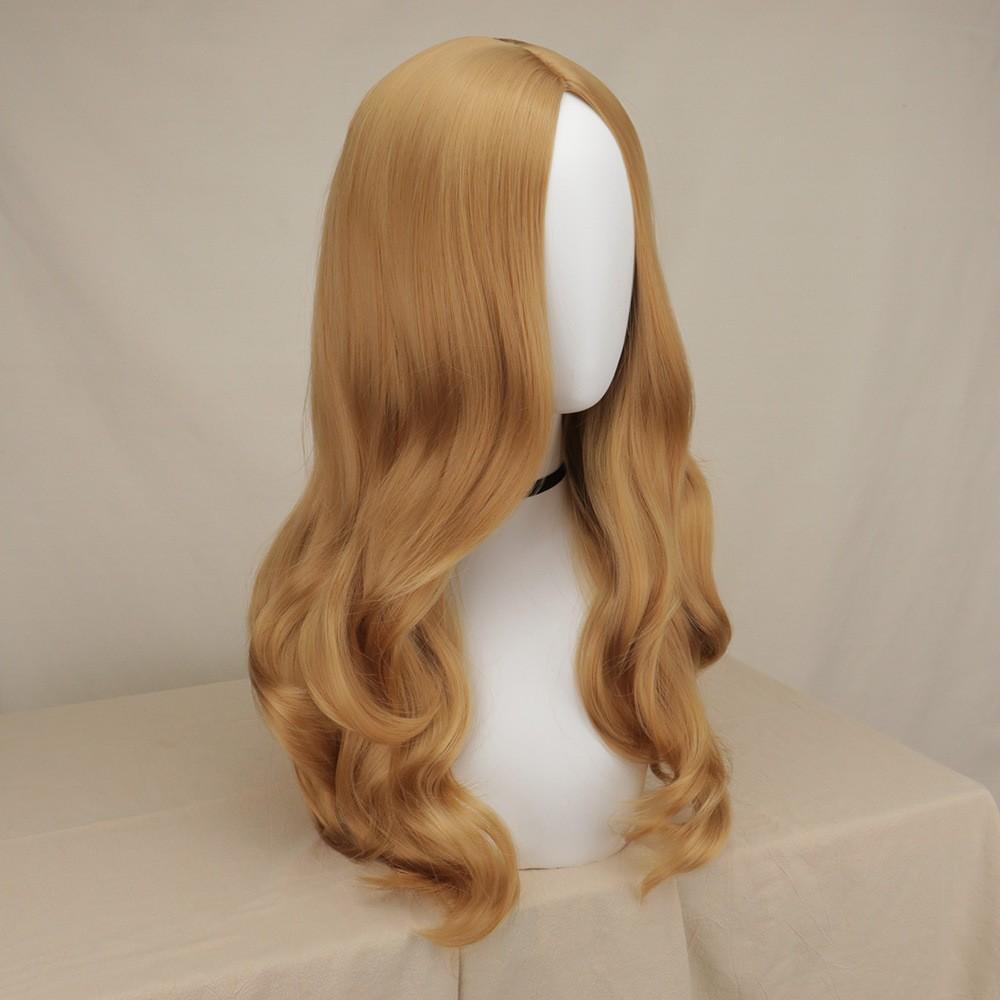 Perruque blonde de poupée effrayante