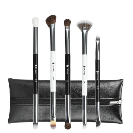 DUcare Panda 5Pcs Dual-ended Eye Travel Brush Set