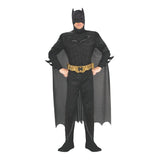 Deluxe BATMAN adult costume 880671, officially licensed DC Comics superhero disguise for men