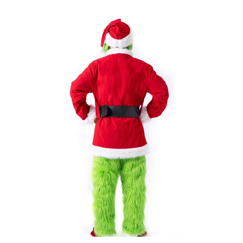 Deluxe Grouchy Christmas Villain Costume Set - adult