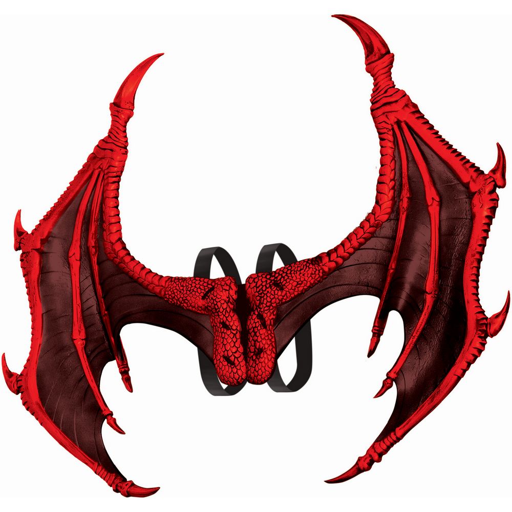 Ailes de diable ou dragon rouge