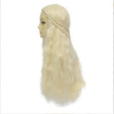 Perruque longue blonde avec tresses Dragon Mother 3