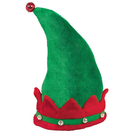 Plush Elf Hat with bells