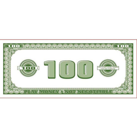 Phoney Fake MONEY- $100 (50/PK)