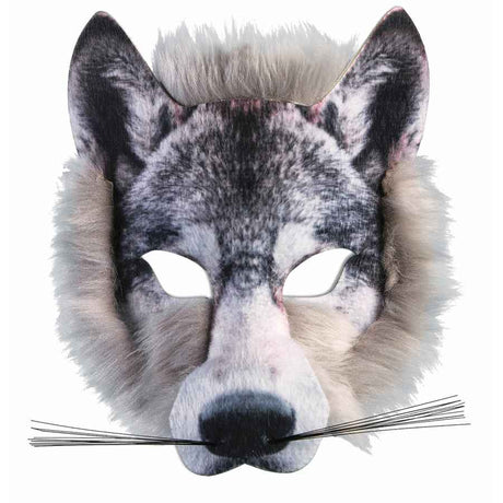 Wolf Mask with hair