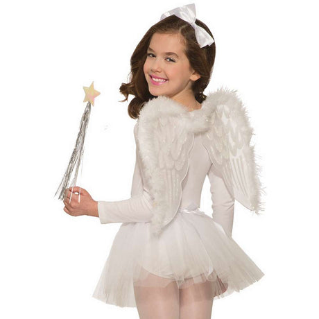 Child ANGEL wings, tutu, 4 pieces Kit
