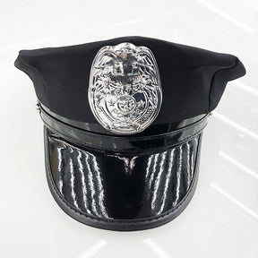 Police hat, Black 