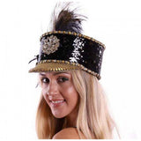 Burning man sequin hat, festival