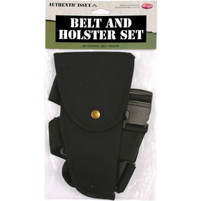 Belt & Holster with Thigh Strap Set