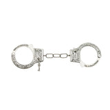Rhinestone Handcuffs_ Silver
