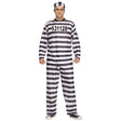 Adult JAILBIRD prisoner Convict - O.S. - Black/White
