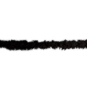 Fancy Feather Boa 6'- black,Burlesque, 20's, Bachelorette