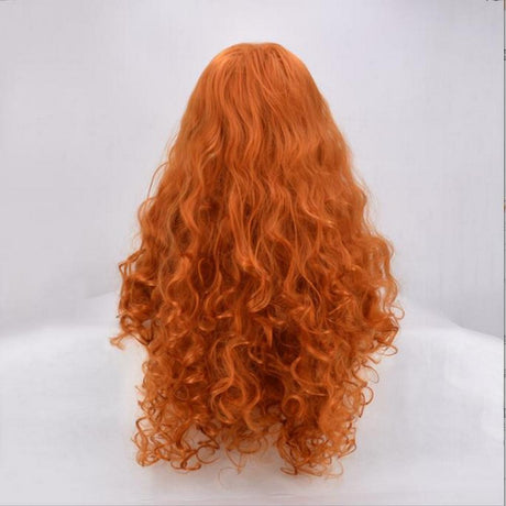 Fiery Princess Curly Red Wig