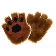 Fingerless Paws gloves brown_424012